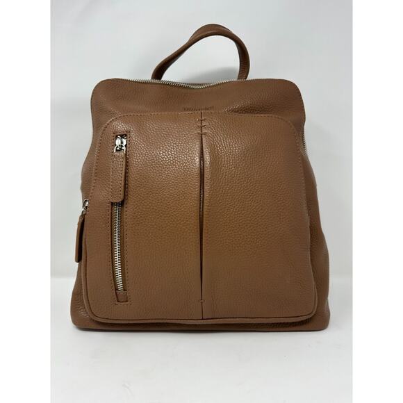 MANCINI Handbags - Mancini Mancini Womens Pebbled Briget Camel